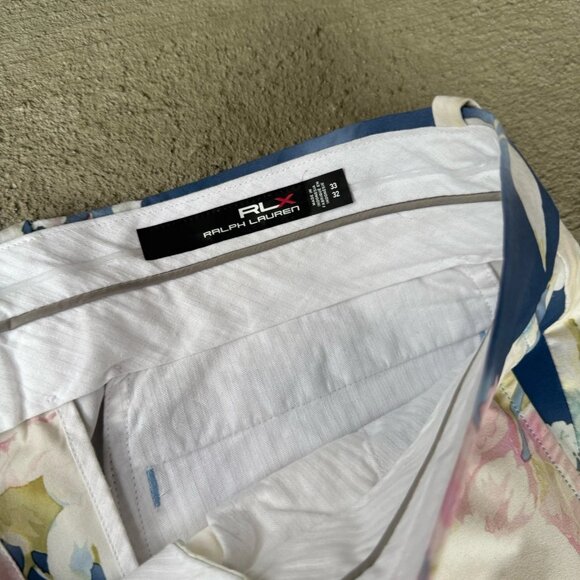 RLX Ralph Lauren Men’s Blue Floral Print Dress Pants Size 31x32 | Modern Fit - Picture 4 of 6